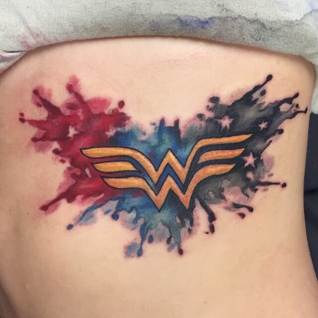 Wonder Woman Symbol Tattoo Clashing Pride