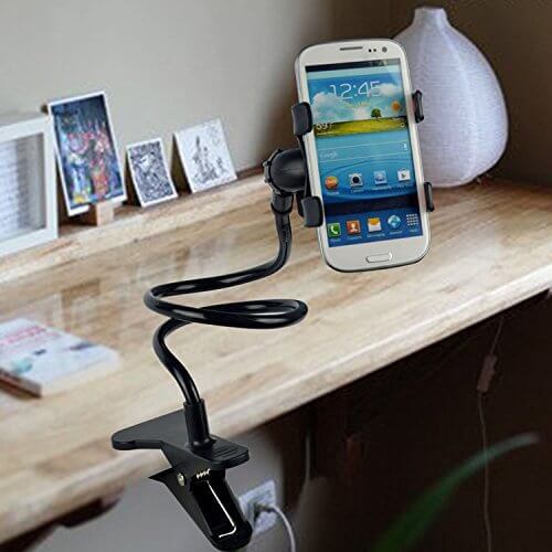 Carry360 Universal Portable Rotated Hands Free Mobile Phone Mount Holder Lazy Bracket Stand for Bed