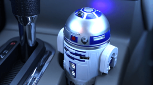 R2D2 Car USB Charger - fits perfectly in cup holder (1)