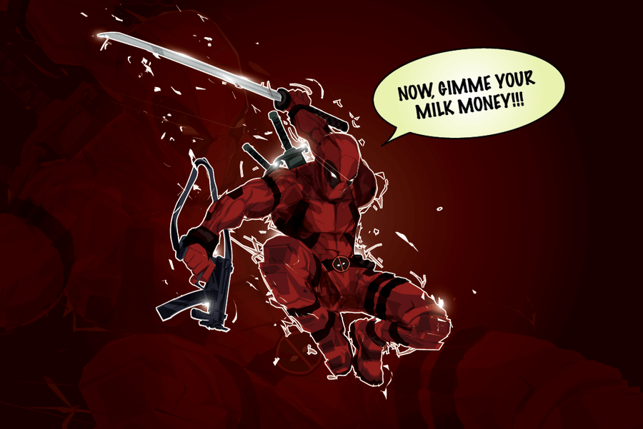 superhero art - deadpool (1)