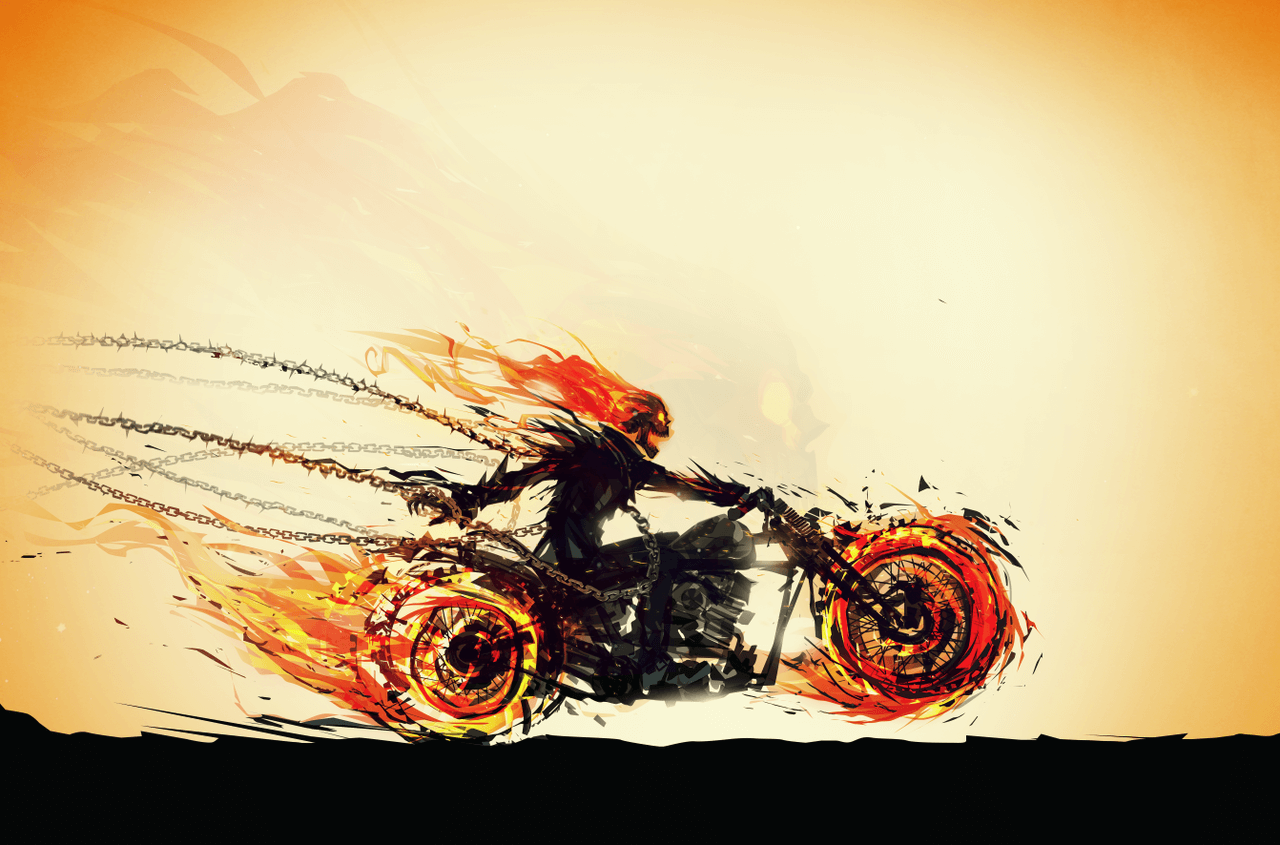 superhero art - ghost rider (1)