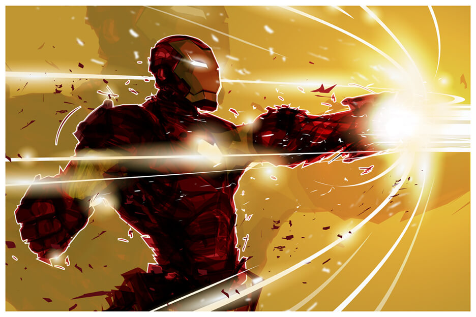superhero art - iron man 2 (1)