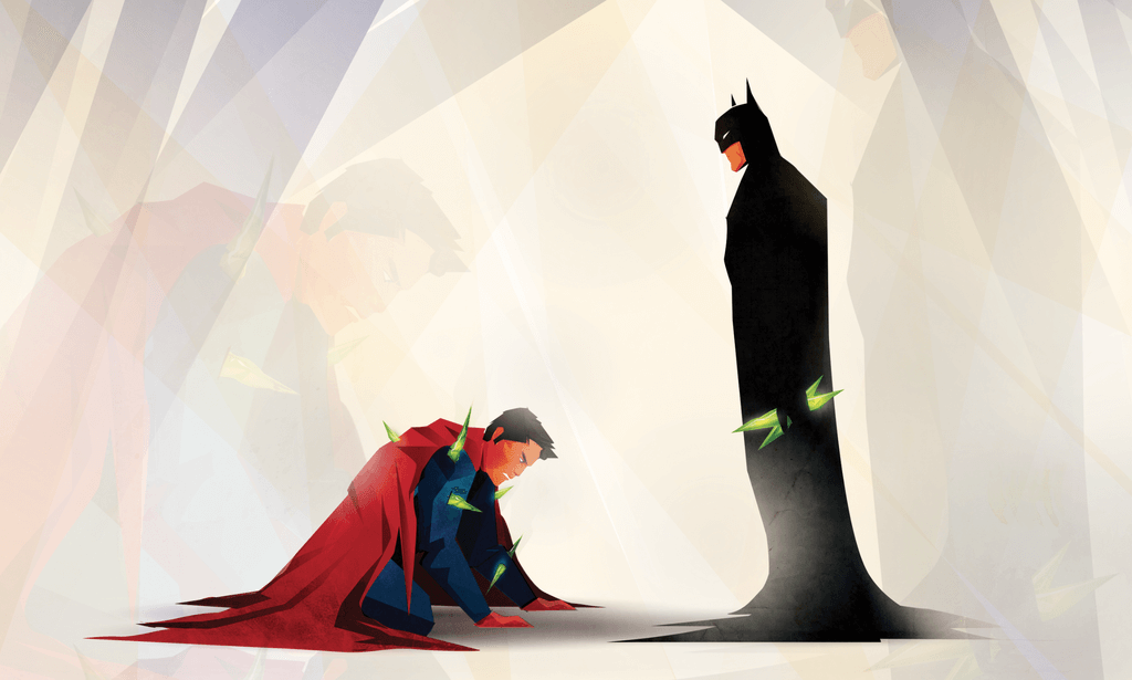 superhero art - superman down (1)