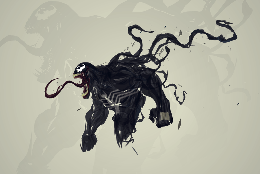 superhero art - venom (1)