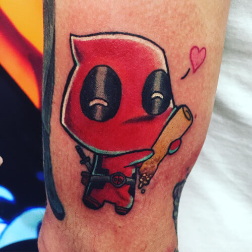 Deadpool Tattoo by Javier Antunez (me) from Hollywood Florida : r/tattoo