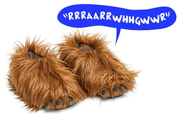 chewbacca slippers 2-1