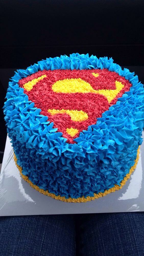 superman and batman cake for kids, customized cake