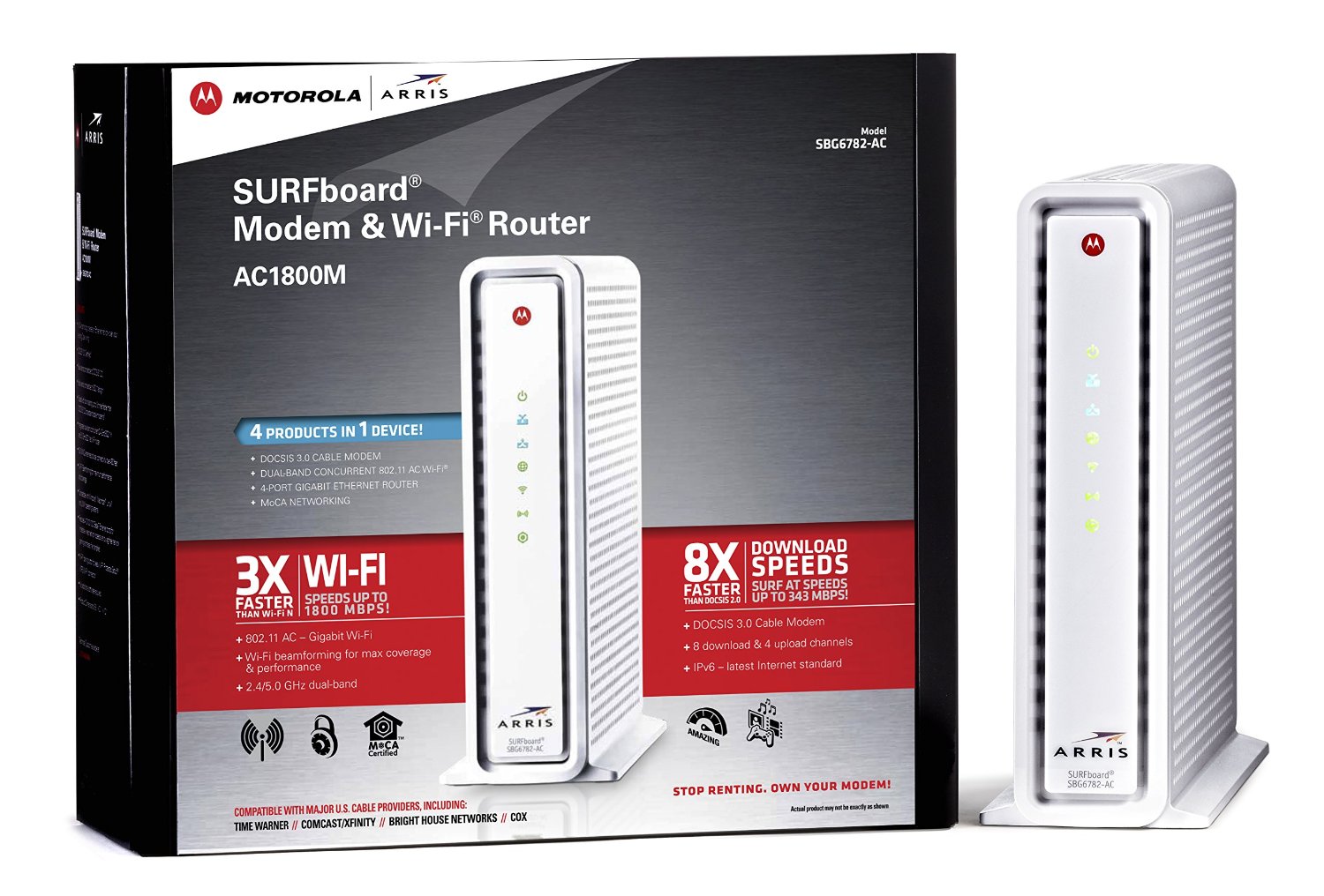 AURRIS SURFBOARD AC1800 - modem router