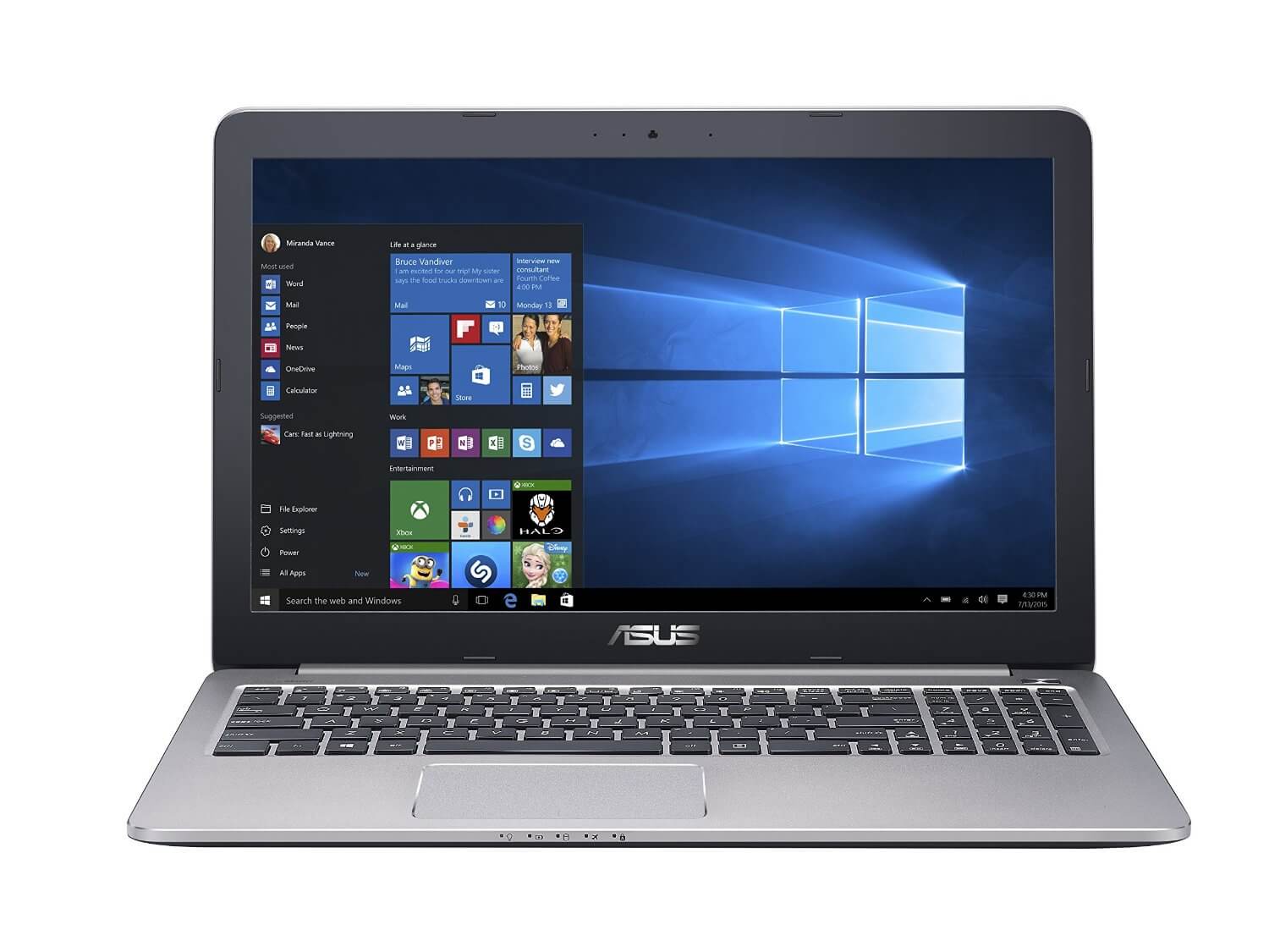 Best ASUS Laptop for Programming K501UX with Core i7