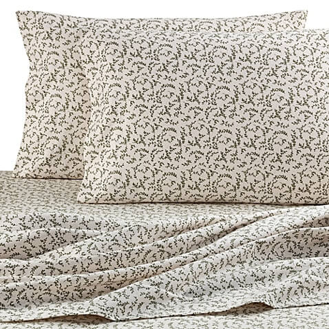 The Seasons Collection Twin Flannel Sheet Set