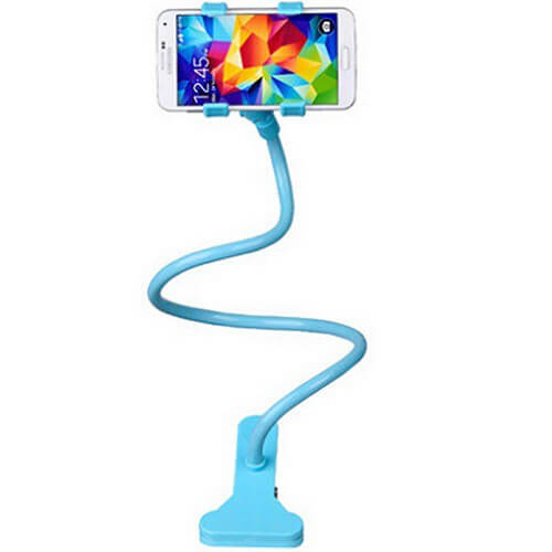 Hands Free mobile phone mount for Bed, Car, Desk, Chair with mounting clip